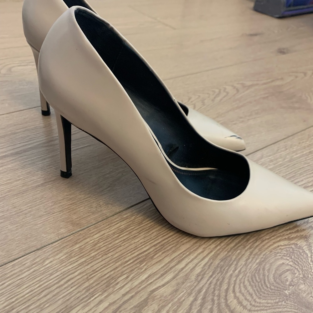 Beige Zara heels